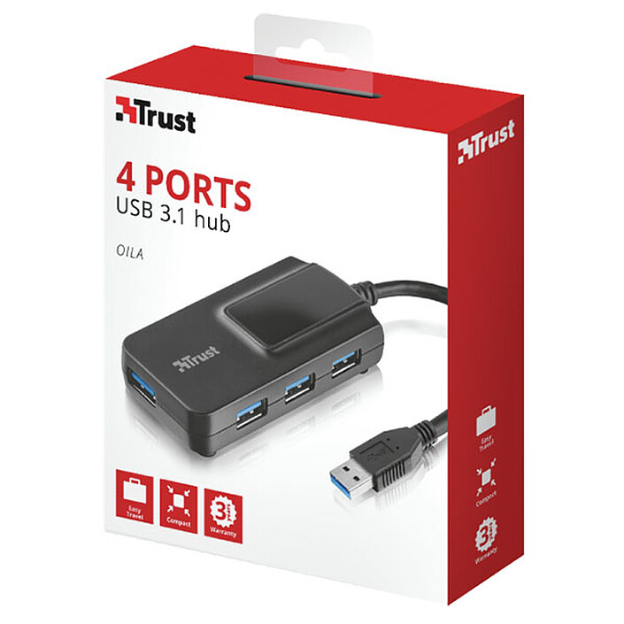 Trust Oila USB-A / USB 3.1 pas cher