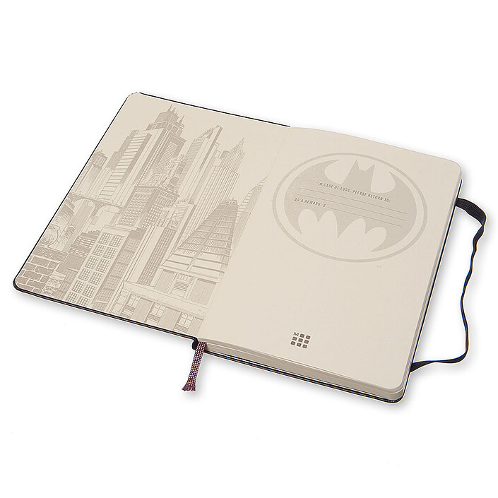 Avis Moleskine Batman Plain Large Noir 