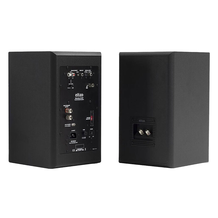 Elipson Alpha 100 Noir + Eltax Monitor III BT Phono Noir pas cher