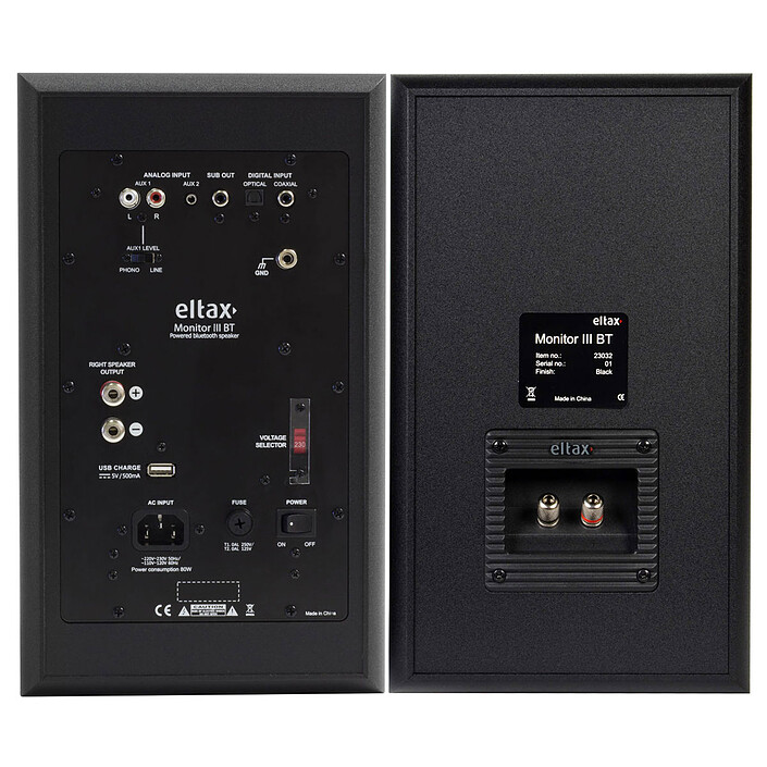 Acheter Elipson Alpha 100 Noir + Eltax Monitor III BT Phono Noir