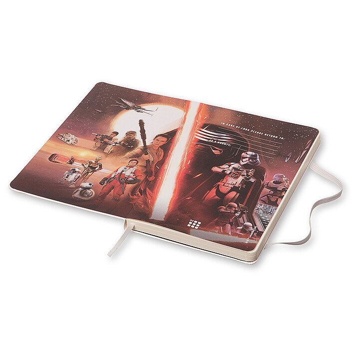 Avis Moleskine Star Wars VII Storm Trooper Large Blanc
