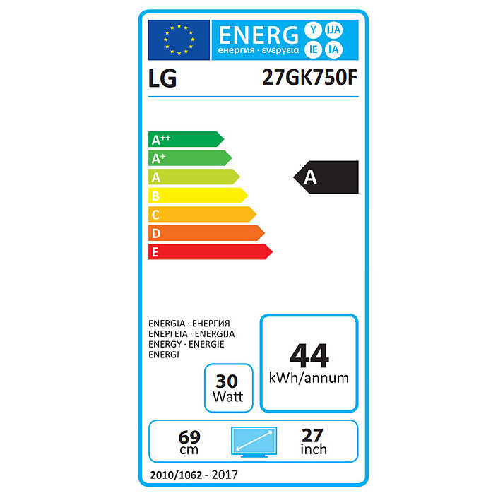 LG 27" LED 27GK750F pas cher