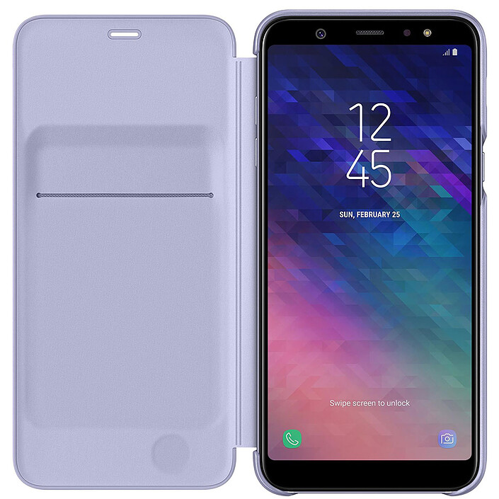 Samsung Flip Wallet Lavande Galaxy A6+ 2018