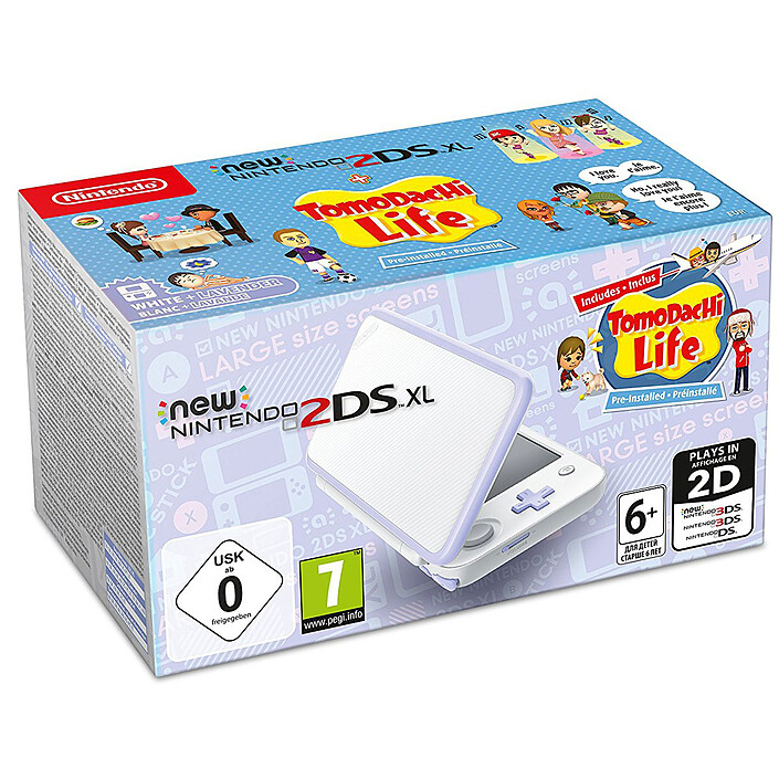 Nintendo New 2DS XL (negro/Citron) + Tomodachi Life