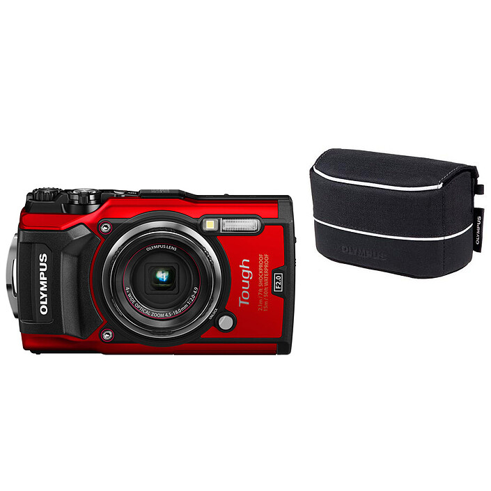 Olympus TG-5 Rouge + CRSC-120 Noir