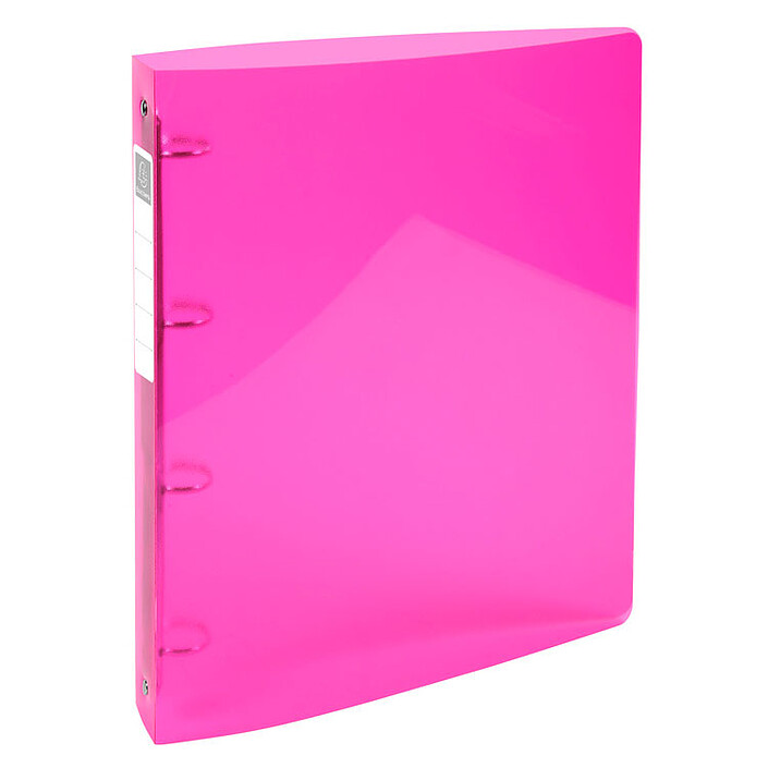 Exacompta Iderama PP Classeur à anneaux 30mm Rose