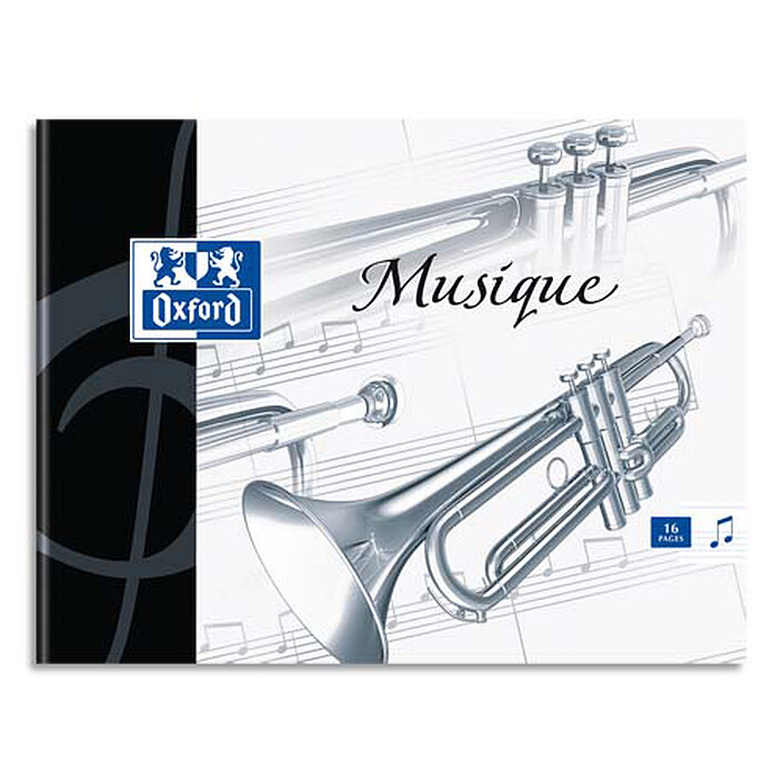 Oxford Essential Cahier Musique 48 pages 17 x 22 cm Seyès