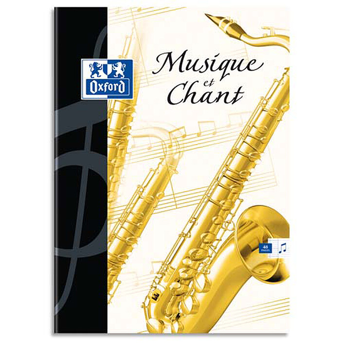 Oxford Essential Cahier Musique 48 pages A4 Seyès