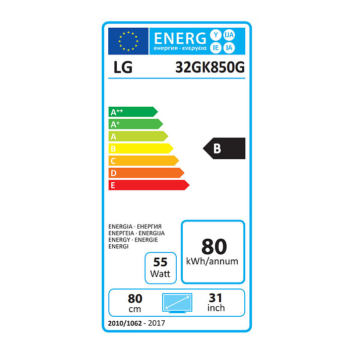 LG 32" LED 32GK850G pas cher