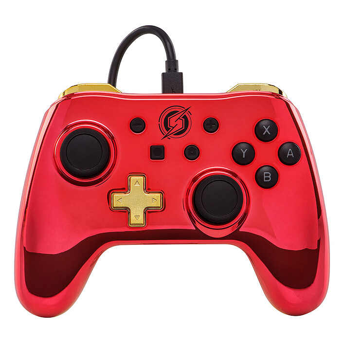PowerA Nintendo Switch Chrome Wired Controller - Samus Aran (Metroid)
