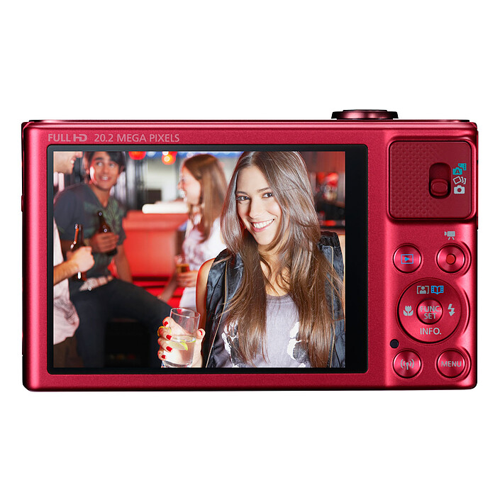 Avis Canon PowerShot SX620 HS Rouge + Cullmann Malaga Compact 300 Rouge