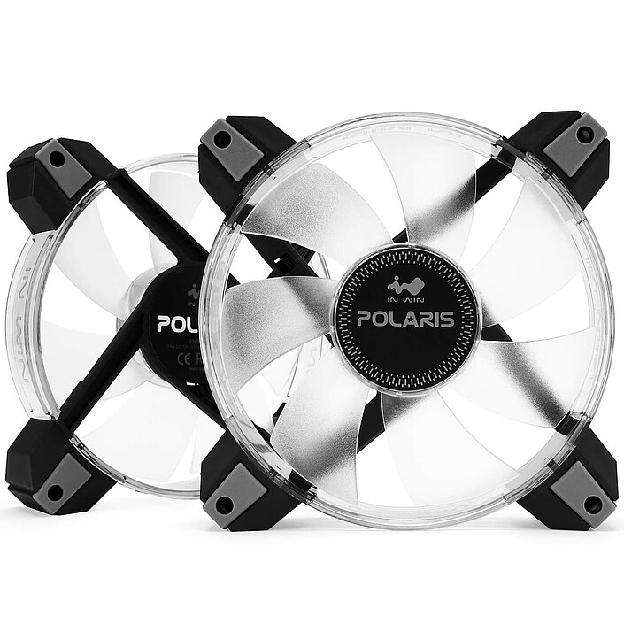Acheter IN WIN 301C Noir + Polaris RGB Twin Pack Offert