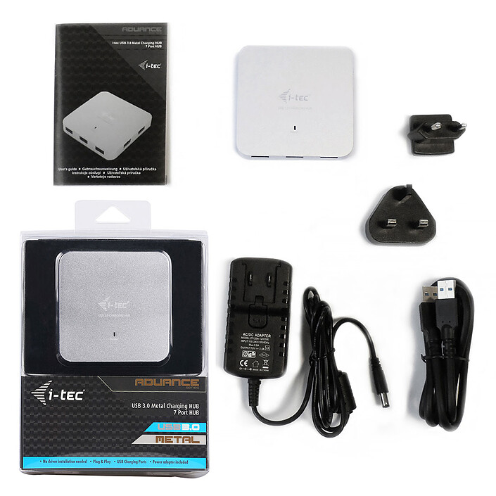 Avis i-tec USB 3.0 Metal Charging Hub 7 Port (U3HUBMETAL7)