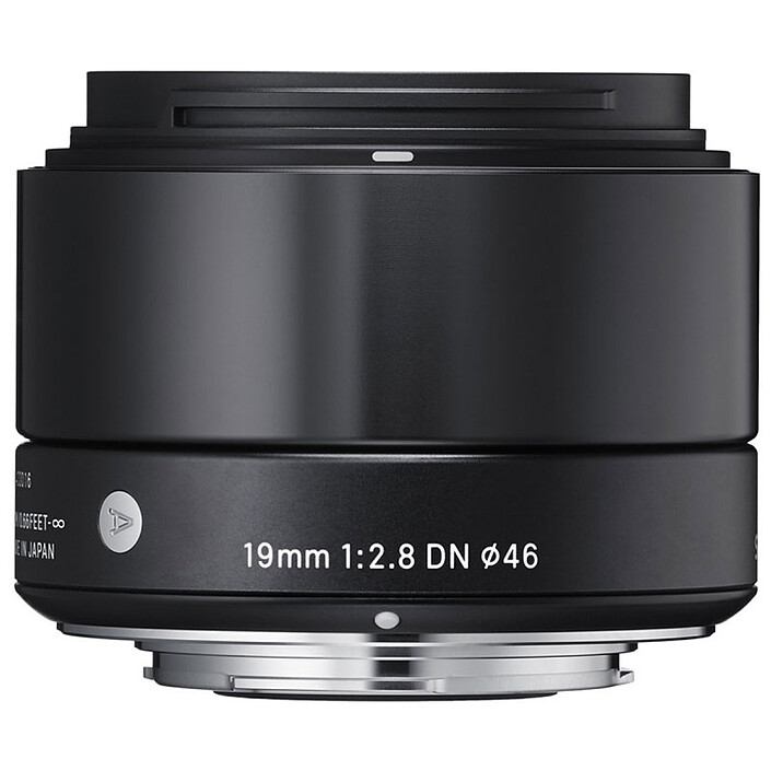 SIGMA 19mm F2.8 DN Noir monture Micro 4/3