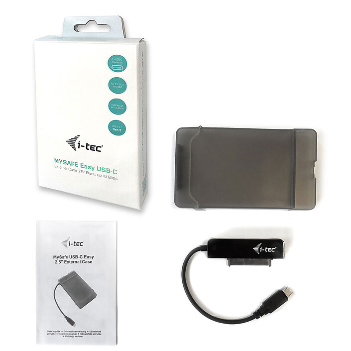 i-tec MySafe USB-C Easy Noir pas cher