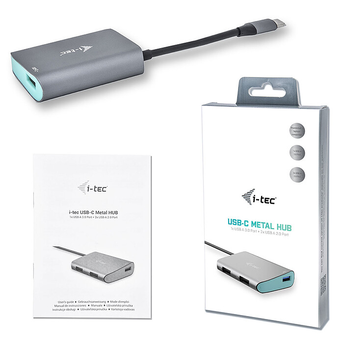 i-tec USB-C Metal Hub 3 Port pas cher