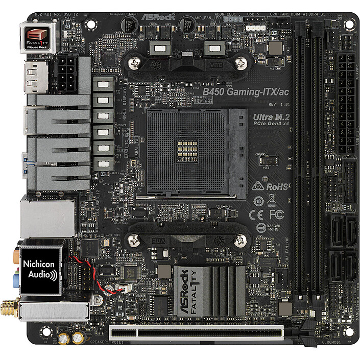 Avis ASRock Fatal1ty B450 Gaming-ITX_ac