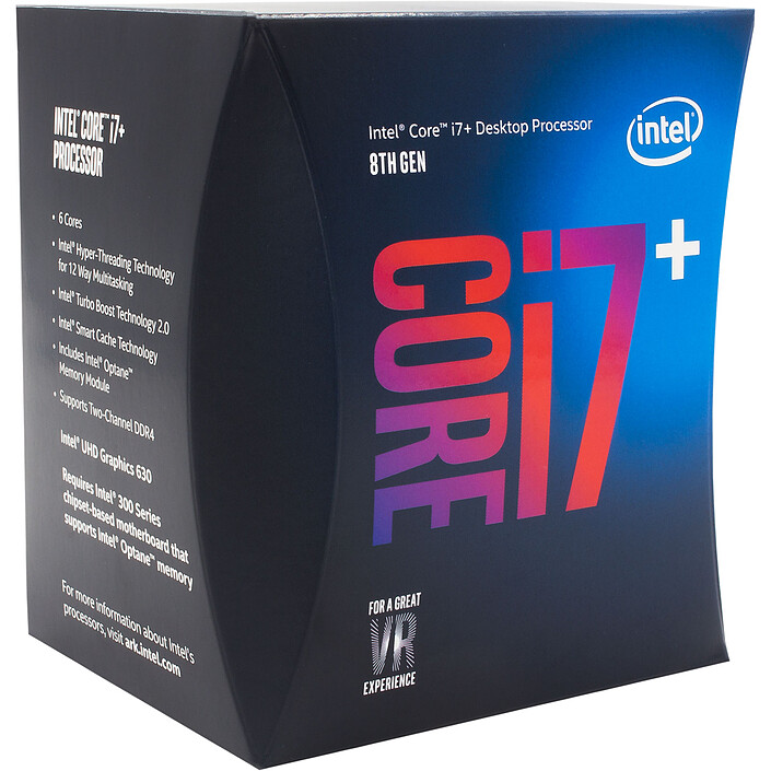 Avis Intel Core i7-8700 (3.2 GHz) + Intel Optane 16 Go M.2 NVMe