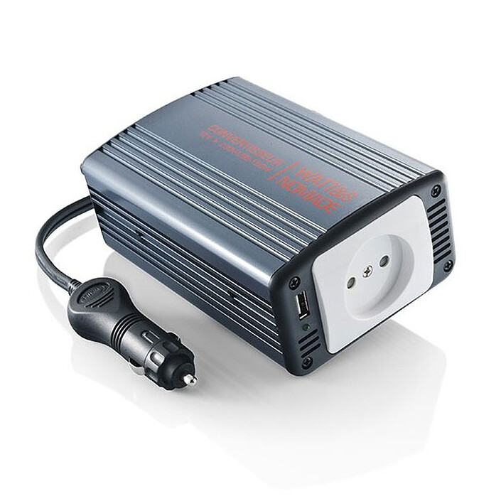 Watt&Co Convertisseur Voiture 12-230V 150W