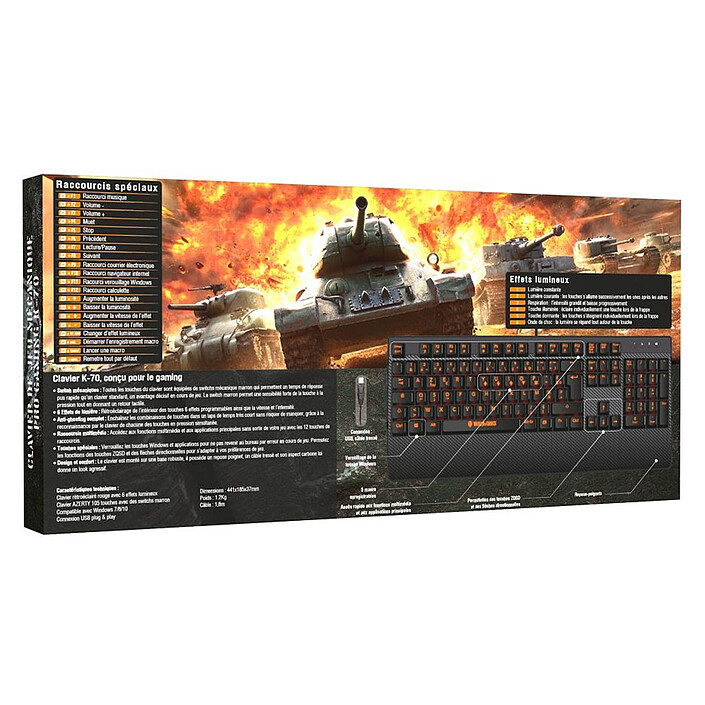 Avis Konix World of Tanks K-70