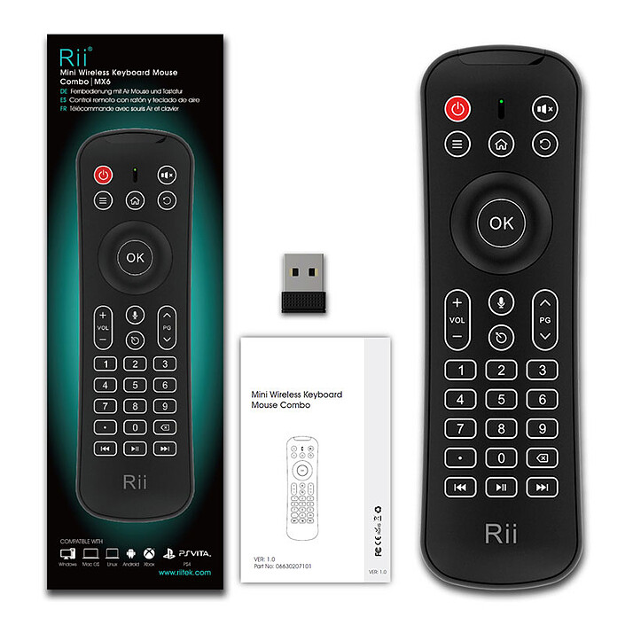 Riitek Mini Wireless Keyboard MX6 pas cher