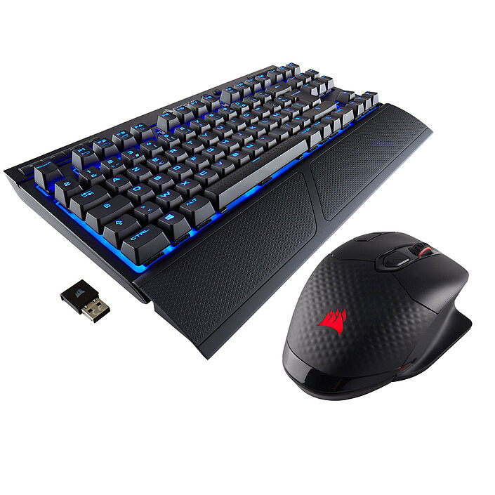 Corsair Gaming K63 Wireless (Cherry MX Red) + Dark Core RGB