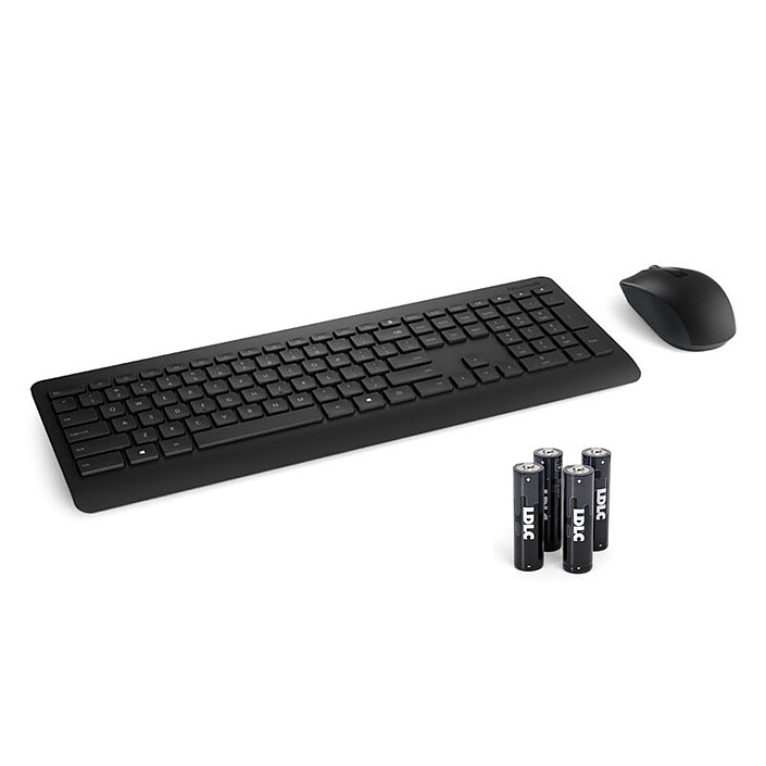 Microsoft Wireless Desktop 900 + 4 piles LDLC AA LR6 offertes !