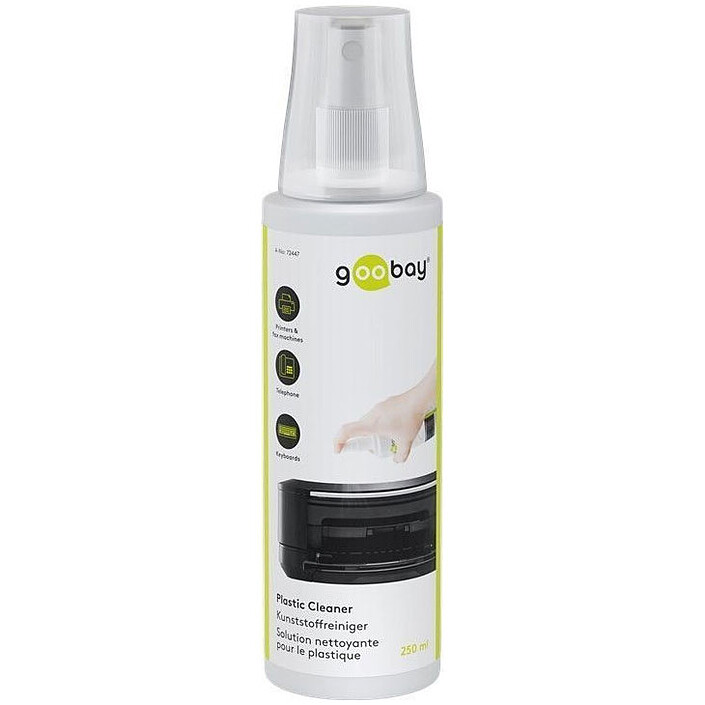 Goobay Spray nettoyant pour surfaces en plastiques