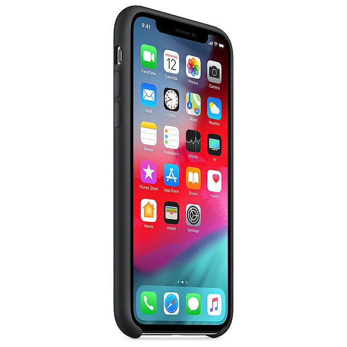 Avis Apple Coque en silicone Noir Apple iPhone Xs