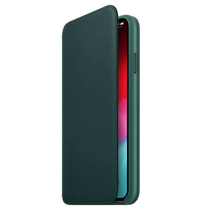 Apple Étui Folio en cuir Vert Forêt Apple iPhone Xs Max