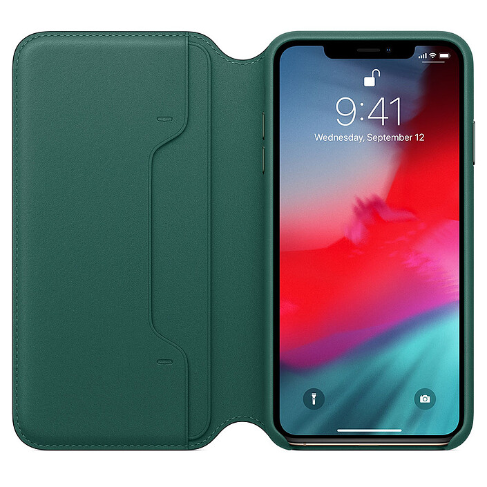 Avis Apple Étui Folio en cuir Vert Forêt Apple iPhone Xs Max