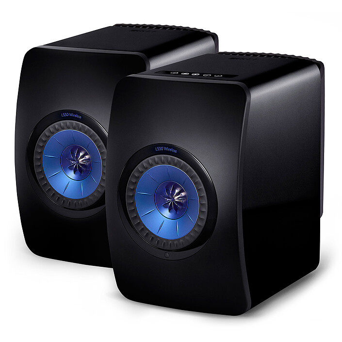 Elipson Omega 100 RIAA Noir + KEF LS50 Wireless Noir brillant / Bleu pas cher