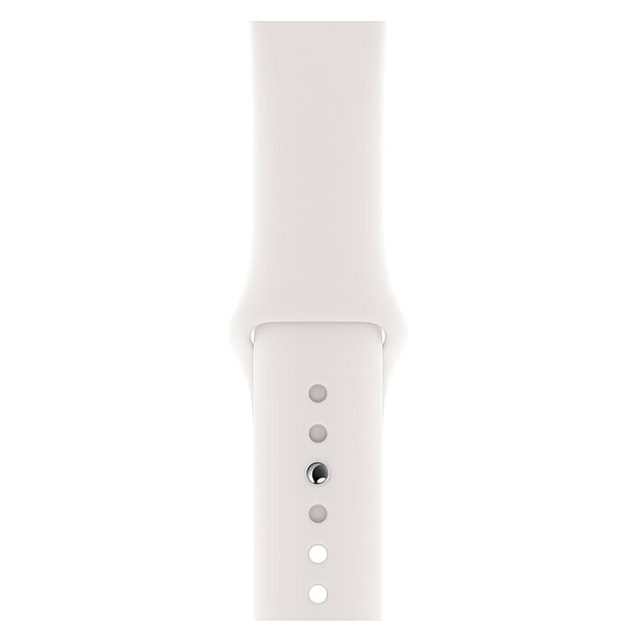 Avis Apple Watch Series 4 GPS Aluminium Argent Sport Blanc 44 mm