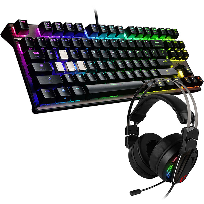 MSI Vigor GK70 CR (MX Red) + Immerse GH70