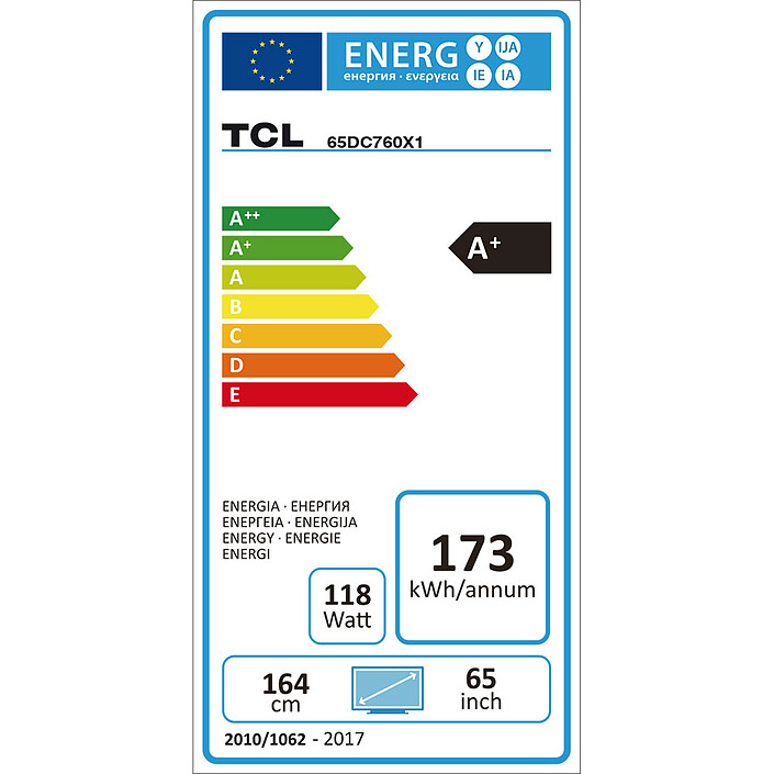TCL 65DC760 pas cher