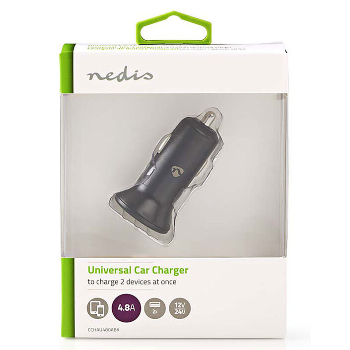 Avis Nedis chargeur double USB type A (2x 2.4 A)