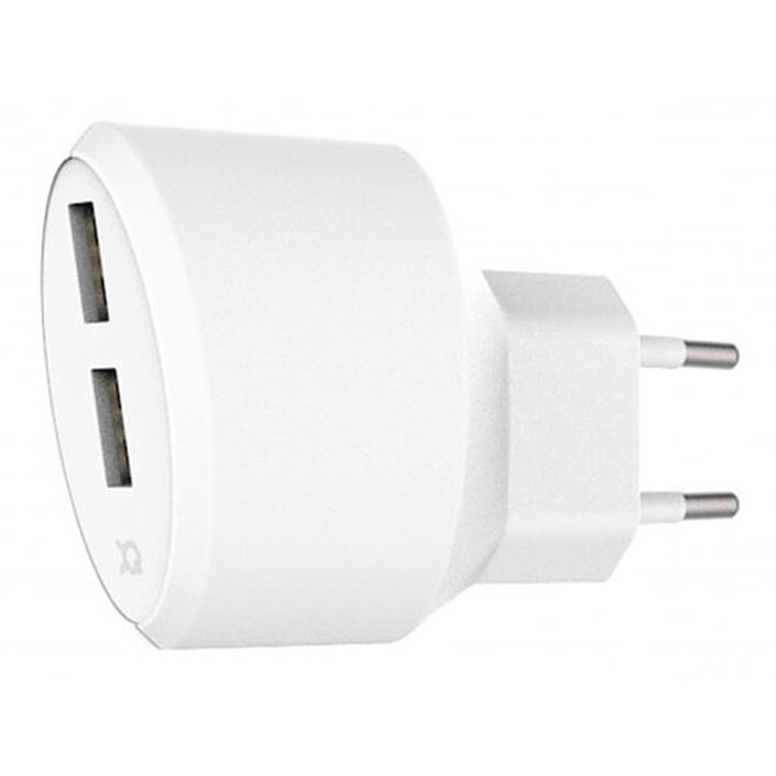 xqisit Travel Charger 3.4 A Dual USB Blanc 