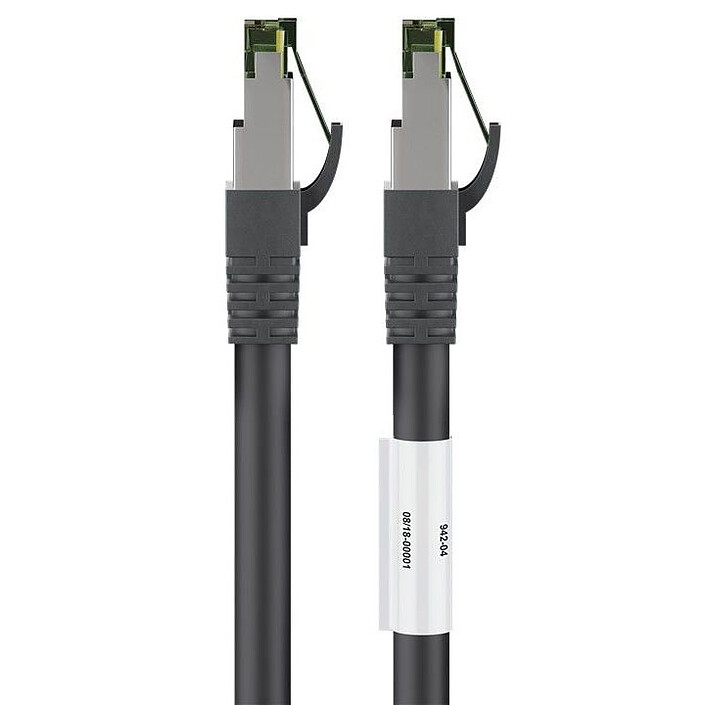 Avis Goobay Câble RJ45 Cat 8.1 S/FTP 25 m (Noir)