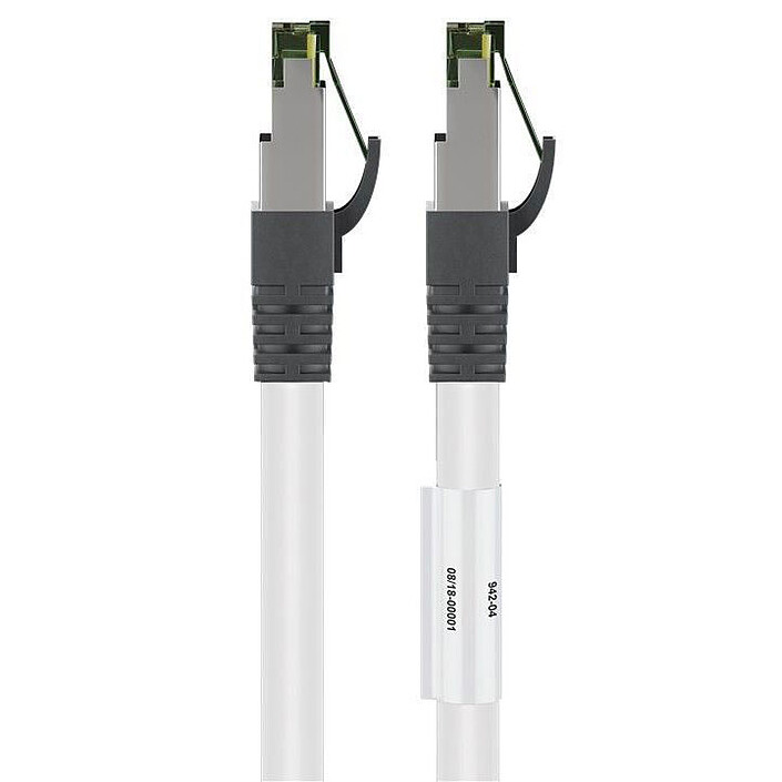 Avis Goobay Câble RJ45 Cat 8.1 S/FTP 25 m (Blanc)