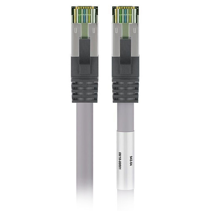 Goobay Cable RJ45 Cat 8.1 S/FTP 0.50 m (Gris)