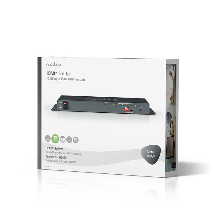 Acheter Nedis Splitter HDMI 4K - 8 ports