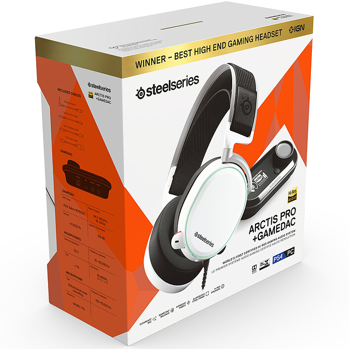 Acheter SteelSeries Arctis Pro + GameDAC Blanc