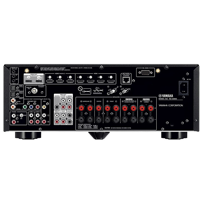 Avis Yamaha RX-A880 Noir + B&W MT-60 Noir