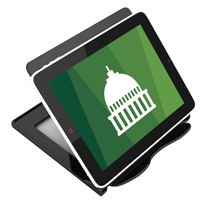 Avis deflecto Porte-tablette piliable noir