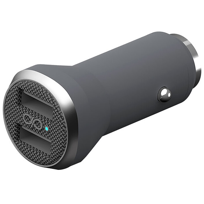 Force Power Chargeur 2 USB 4.8A Gris