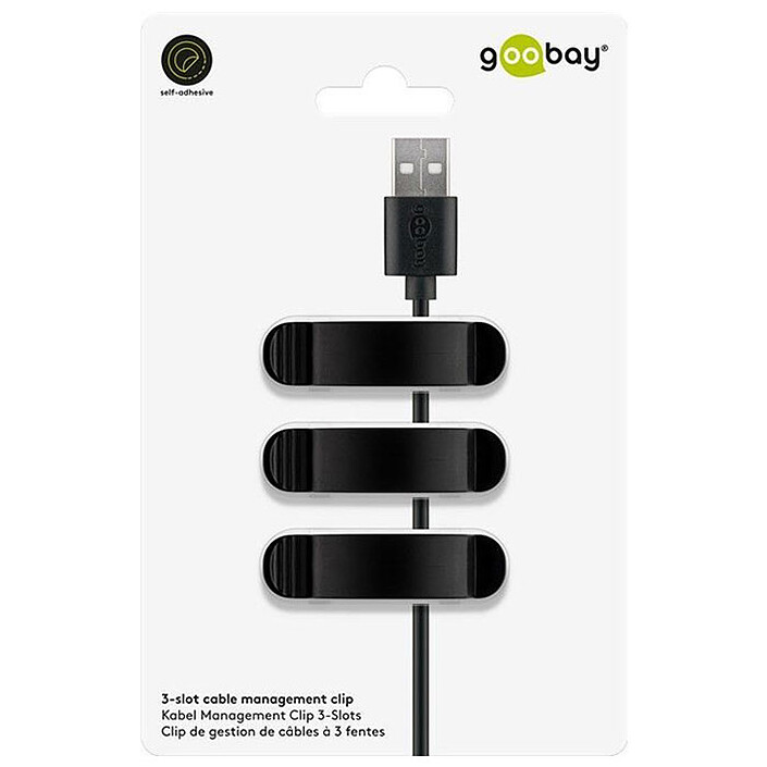 Acheter Goobay 3 Slot Cable Management - Noir