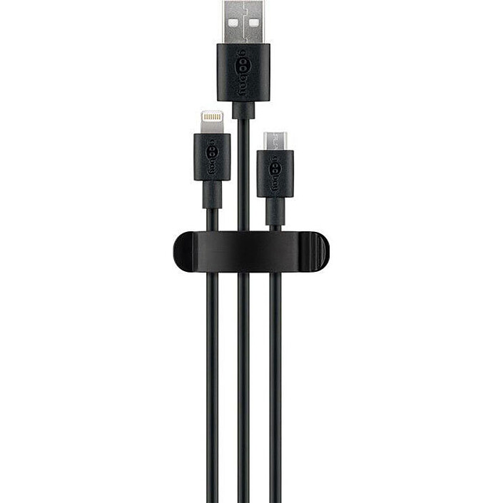 Avis Goobay 3 Slot Cable Management - Noir