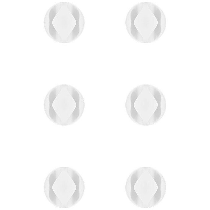 Goobay 6 Slot Cable Management Mini - Blanc 