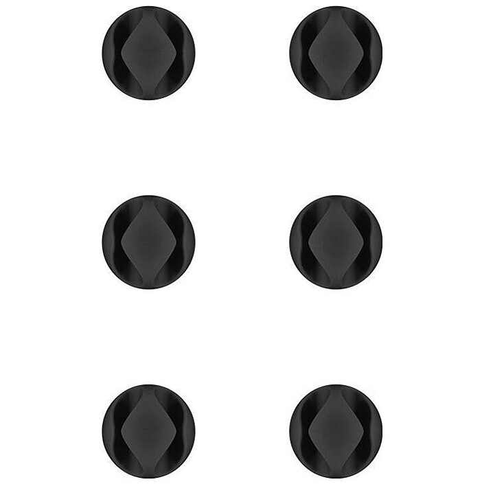 Goobay 6 Slot Cable Management Mini - Noir 