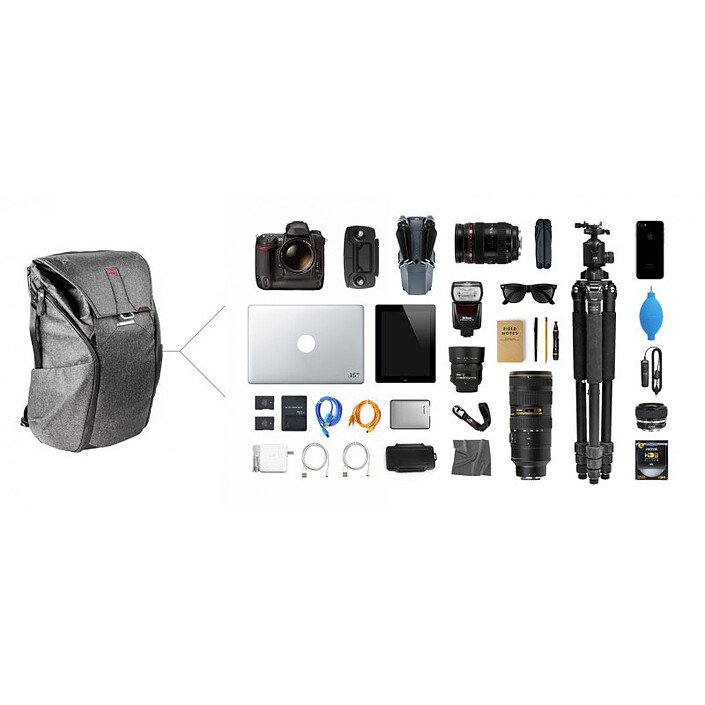 Acheter Peak Design Everyday BackPack Gris Chiné - 30L